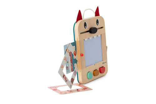 LILLIPUTIENS Drewniana tablica – znikopis Wilk Louis 2 lata+