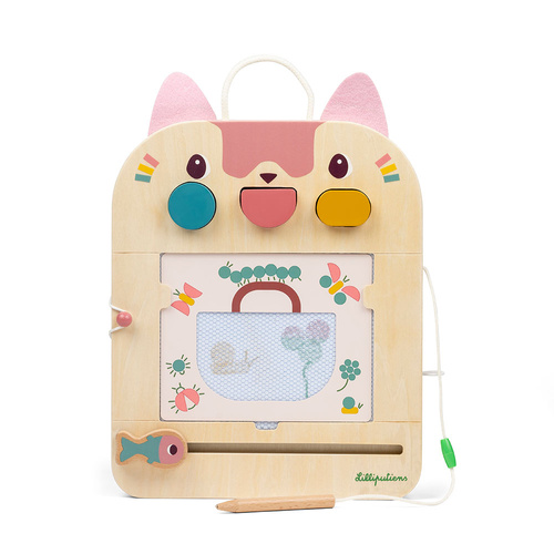 Lilliputiens Drewniana tablica – znikopis Kotka Jeanne 18m+