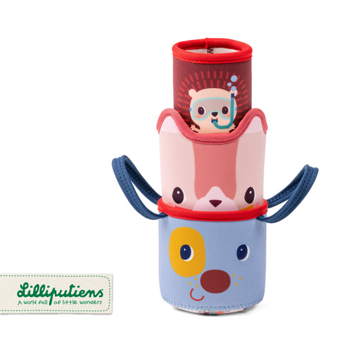 Lilliputiens 3 kubeczki do kąpieli Piesek Jules 6 m+