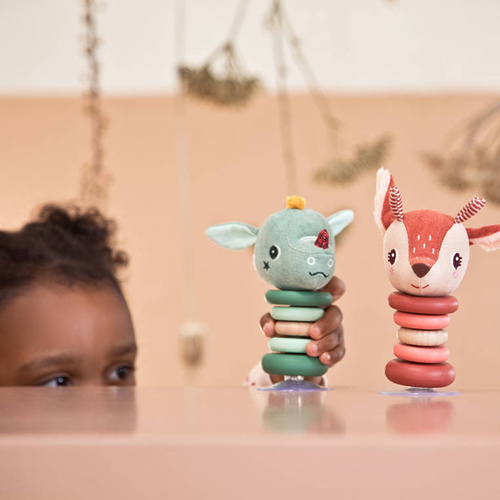 LILLIPUTIENS Grzechotka z przyssawką Sarenka Stella 6 m+