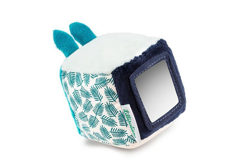 LILLIPUTIENS Zestaw 4 miękkich klocków – zwierzątek wielofunkcyjnych Dżungla 6 m+