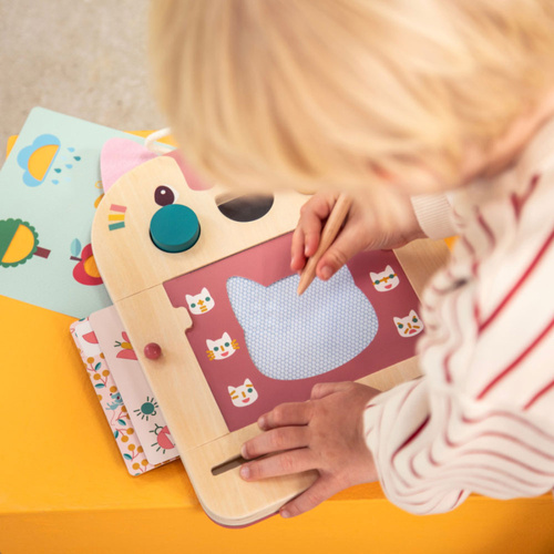 Lilliputiens Drewniana tablica – znikopis Kotka Jeanne 18m+