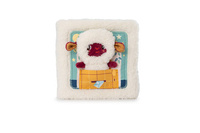 LILLIPUTIENS Książeczka aktywizująca z mini-przytulanką Dobranoc Owieczka Yvon 12 m+