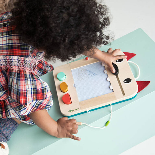 LILLIPUTIENS Drewniana tablica – znikopis Wilk Louis 2 lata+