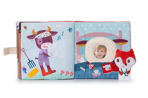 LILLIPUTIENS Książeczka aktywizująca z mini-pacynką Doktor Lisiczka Alice 12 m+