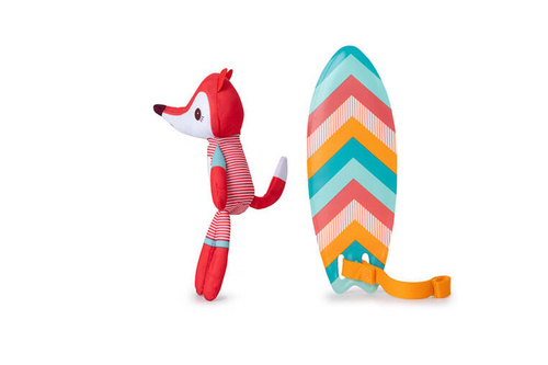 LILLIPUTIENS Magiczna przytulanka do kąpieli surfer Lisiczka Alice 12 m+