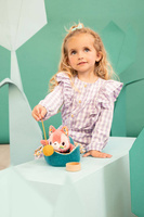 Lilliputiens Przytulanka kotek z koszyczkiem i akcesoriami Kotka Jeanne 12 m+