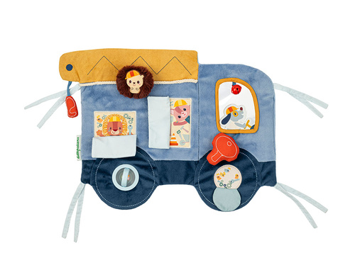 Lilliputiens Miękka tablica aktywizująca samochód Piesek Jules 3 m+
