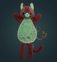 Lilliputiens Przytulanka komforter pacynka świecąca w ciemności Kotka Jeanne 0 m+