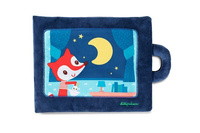 LILLIPUTIENS Miękka książeczka aktywizująca z mini-przytulanką „Dobranoc, mały lisku” 18 m+