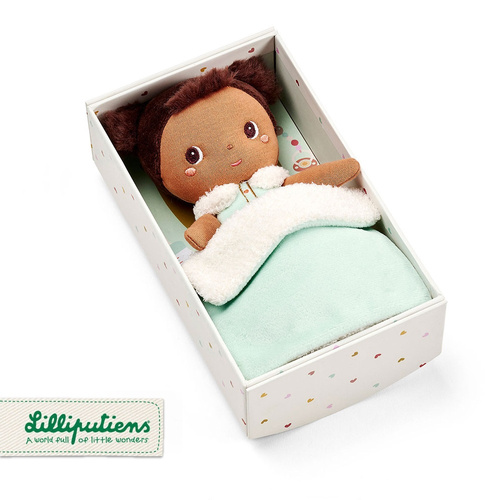 LILLIPUTIENS Lalka dzidziuś w pudełku łóżeczku Jackie 12 m+