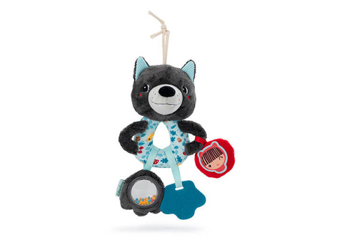 LILLIPUTIENS Grzechotka wielofunkcyjna Wilk Louis 3 m+