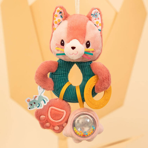 Lilliputiens Grzechotka wielofunkcyjna Kotka Jeanne 9 m+