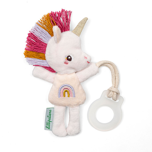 Lilliputiens Zawieszka do smoczka świecąca w ciemności Nocny mini przyjaciel Jednorożec Lena 0 m+