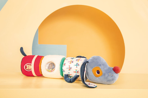 Lilliputiens Wałek dźwiękowy 4-elementowy Piesek Jules 6 m+