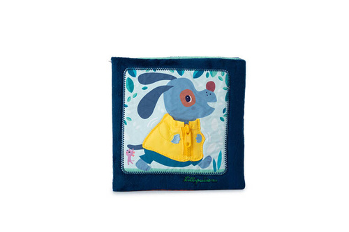 Lilliputiens Książeczka edukacyjna "Uczę się sam ubierać" Piesek Jules 18 m+