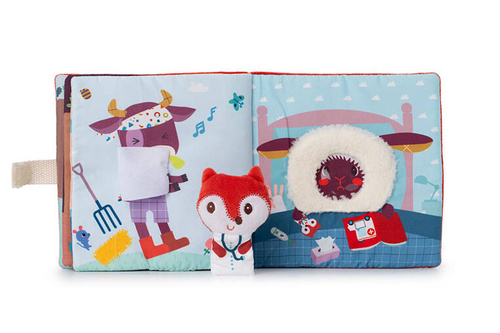 LILLIPUTIENS Książeczka aktywizująca z mini-pacynką Doktor Lisiczka Alice 12 m+