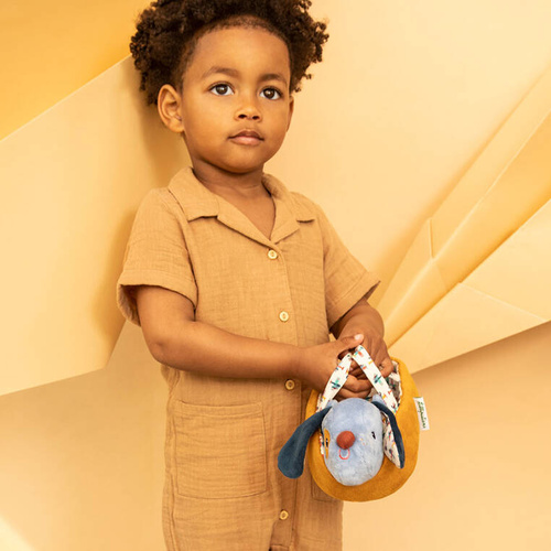 Lilliputiens Przytulanka piesek z koszyczkiem i akcesoriami Piesek Jules 12 m+