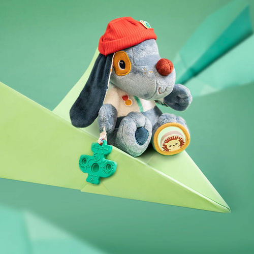 Lilliputiens Przytulanka aktywizująca wielofunkcyjna Piesek Jules 9 m+