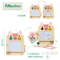 Lilliputiens Drewniana tablica – znikopis Kotka Jeanne 18m+