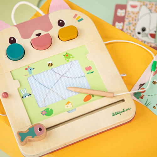 Lilliputiens Drewniana tablica – znikopis Kotka Jeanne 18m+