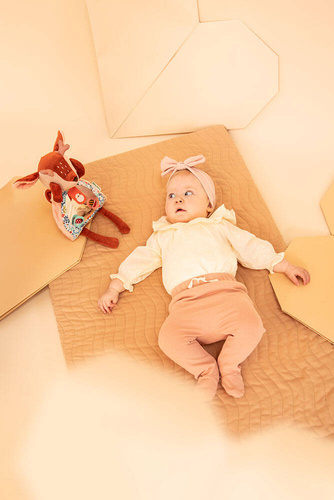 Lilliputiens Przytulanka aktywizująca z lusterkiem "A kuku" Sarenka Stella 6 m+