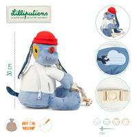 Lilliputiens Miękki plecak przytulanka Piesek Jules