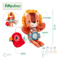 Lilliputiens Pacynka aktywizująca Lew Jack 6 m+