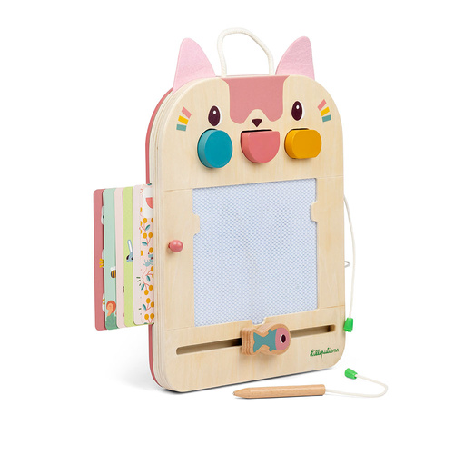 Lilliputiens Drewniana tablica – znikopis Kotka Jeanne 18m+