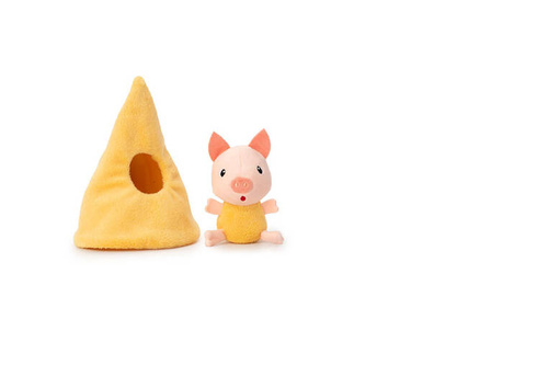 LILLIPUTIENS Zestaw 3 domków dla świnek i wilka 18 m+