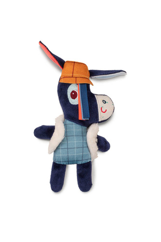 LILLIPUTIENS Miękka książeczka aktywizująca "Osiołek Ignace na farmie" 18 m+