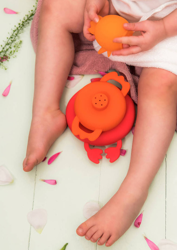 Lilliputiens Silikonowa piramida do kąpieli Kokoszka Paulette 12 m+