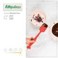 Lilliputiens Silikonowa szpatułka Mały kucharz, Lisiczka Alice, 4+