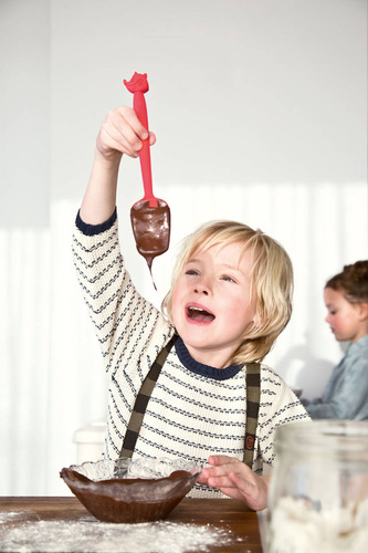 Lilliputiens Silikonowa szpatułka Mały kucharz, Lisiczka Alice, 4+